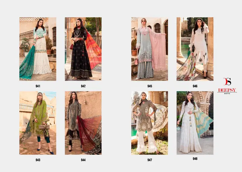 Deepsy Maria B Lawn 21 Latest Fancy Designer Casual Wear Digital Printed Pakistani Salwar Suits Collection

